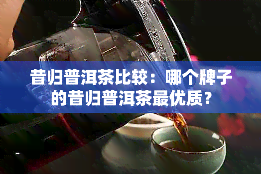 昔归普洱茶比较：哪个牌子的昔归普洱茶更优质？