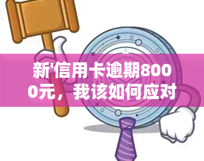 新'信用卡逾期8000元，我该如何应对银行的起诉和处理？'