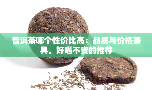 普洱茶哪个性价比高：品质与价格兼具，好喝不贵的推荐