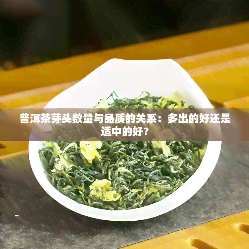 普洱茶芽头数量与品质的关系：多出的好还是适中的好？