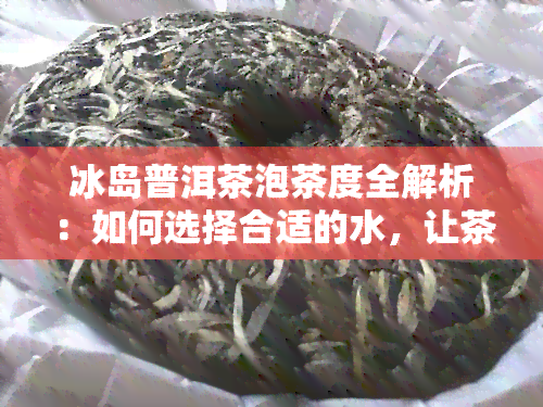 冰岛普洱茶泡茶度全解析：如何选择合适的水，让茶香更浓