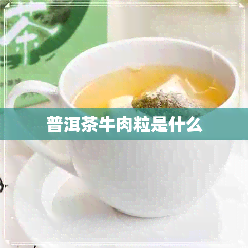 普洱茶牛肉粒是什么