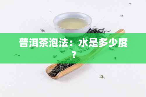 普洱茶泡法：水是多少度？