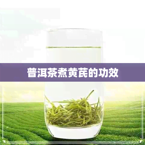 普洱茶煮黄芪的功效