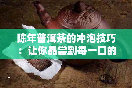 陈年普洱茶的冲泡技巧：让你品尝到每一口的醇厚滋味