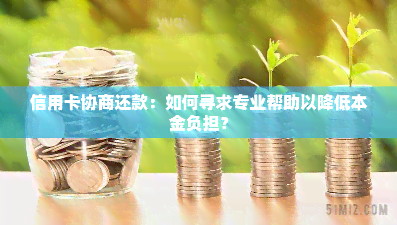 信用卡协商还款：如何寻求专业帮助以降低本金负担？