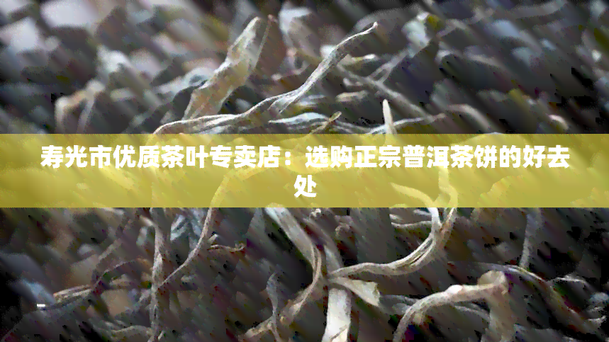 寿光市优质茶叶专卖店：选购正宗普洱茶饼的好去处