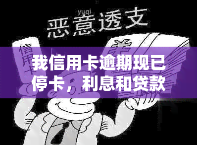 我信用卡逾期现已停卡，利息和贷款买房子怎么办？