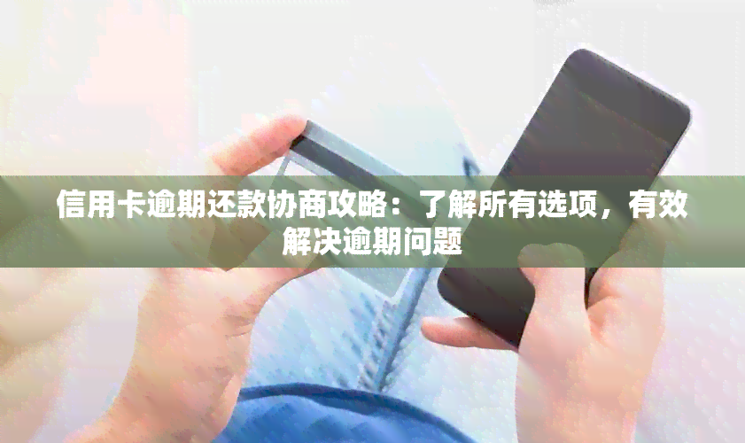 信用卡逾期还款协商攻略：了解所有选项，有效解决逾期问题