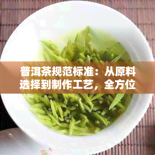 普洱茶规范标准：从原料选择到制作工艺，全方位解答用户常见问题