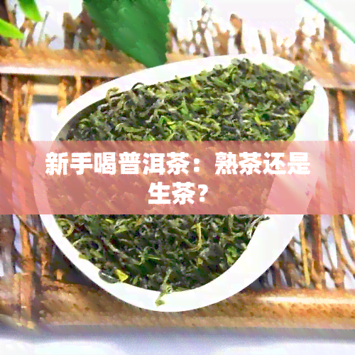 新手喝普洱茶：熟茶还是生茶？