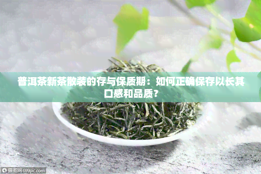 普洱茶新茶散装的存与保质期：如何正确保存以长其口感和品质？