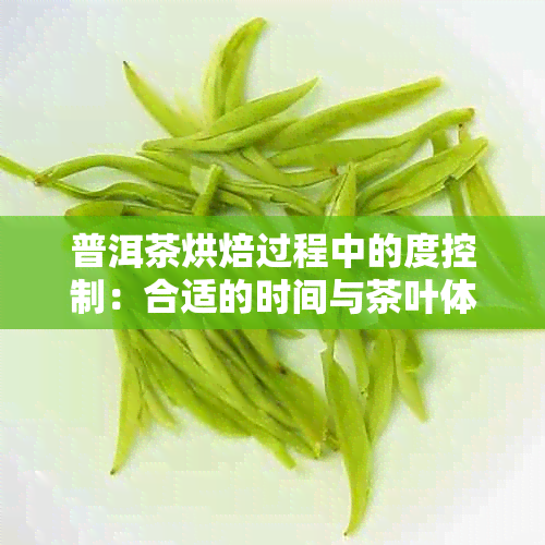 普洱茶烘焙过程中的度控制：合适的时间与茶叶体验