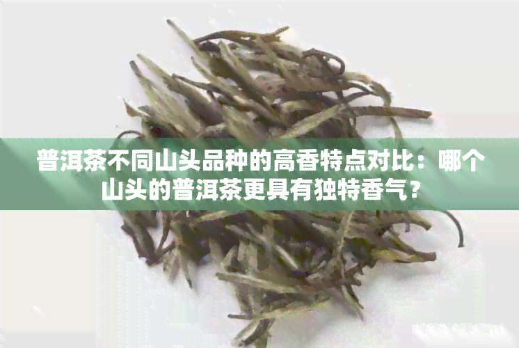 普洱茶不同山头品种的高香特点对比：哪个山头的普洱茶更具有独特香气？