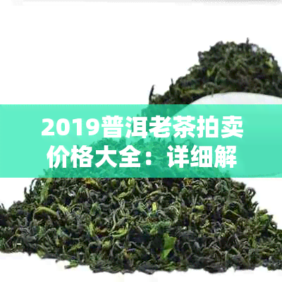 2019普洱老茶拍卖价格大全：详细解析、市场趋势与投资建议