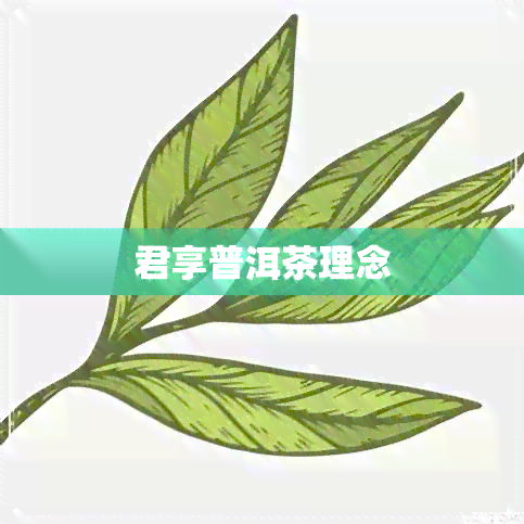 君享普洱茶理念