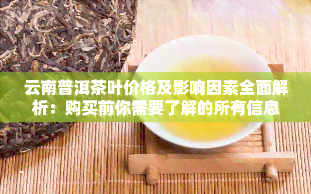 云南普洱茶叶价格及影响因素全面解析：购买前你需要了解的所有信息