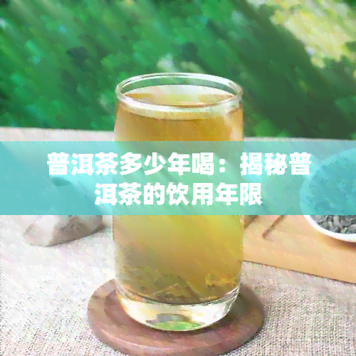 普洱茶多少年喝：揭秘普洱茶的饮用年限