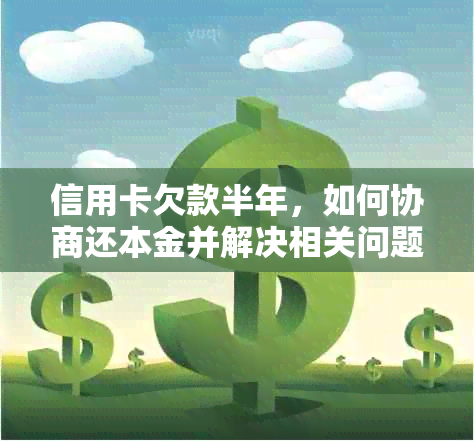 信用卡欠款半年，如何协商还本金并解决相关问题？