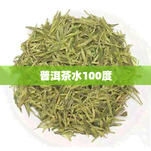 普洱茶水100度