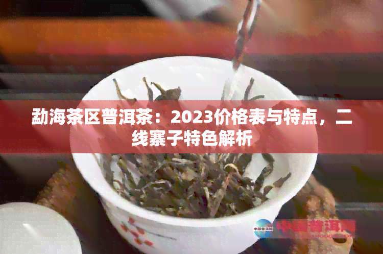 勐海茶区普洱茶：2023价格表与特点，二线寨子特色解析