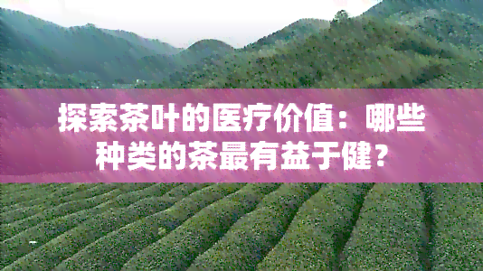 探索茶叶的医疗价值：哪些种类的茶最有益于健？