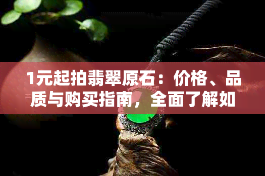 1元起拍翡翠原石：价格、品质与购买指南，全面了解如何挑选和购买翡翠原石