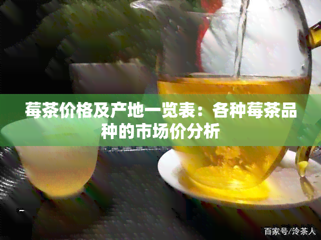 莓茶价格及产地一览表：各种莓茶品种的市场价分析