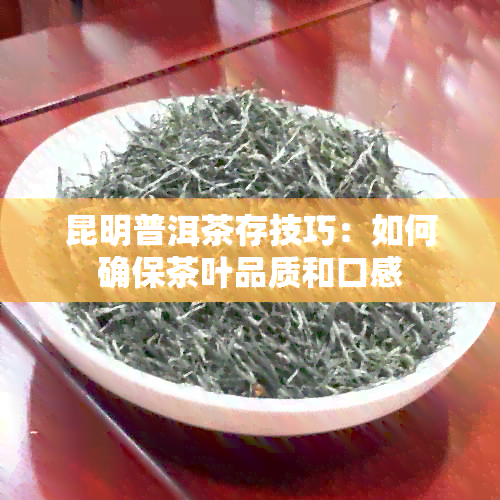 昆明普洱茶存技巧：如何确保茶叶品质和口感