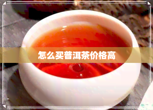 怎么买普洱茶价格高