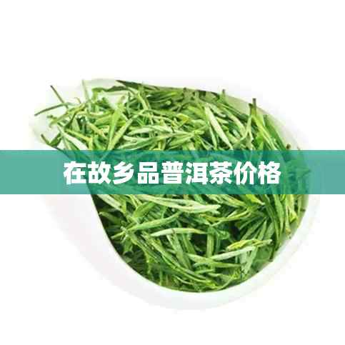 在故乡品普洱茶价格