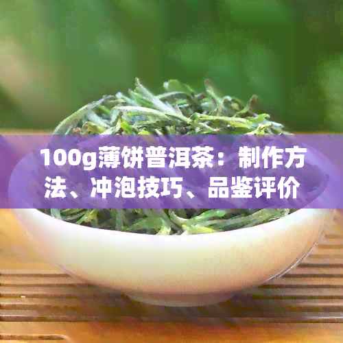 100g薄饼普洱茶：制作方法、冲泡技巧、品鉴评价及适合的饮用场合详解