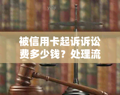 被信用卡起诉诉讼费多少钱？处理流程与可能损失全解析