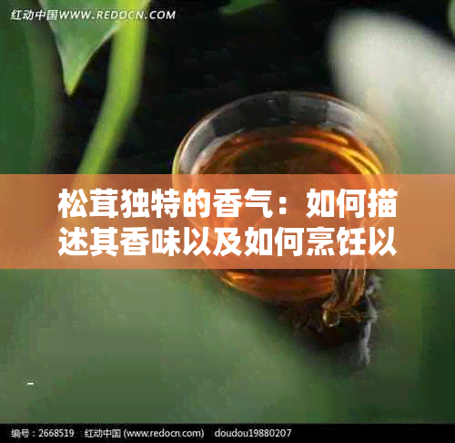 松茸独特的香气：如何描述其香味以及如何烹饪以地展现其风味？