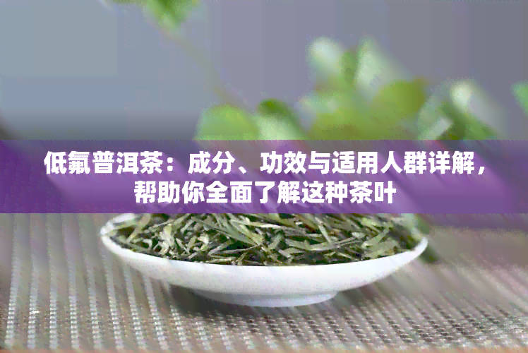 低氟普洱茶：成分、功效与适用人群详解，帮助你全面了解这种茶叶