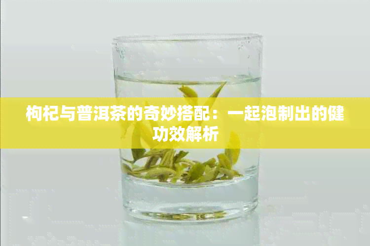 枸杞与普洱茶的奇妙搭配：一起泡制出的健功效解析