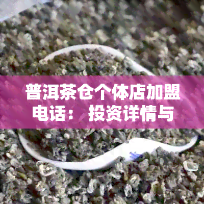 普洱茶仓个体店加盟电话： 投资详情与费用详解