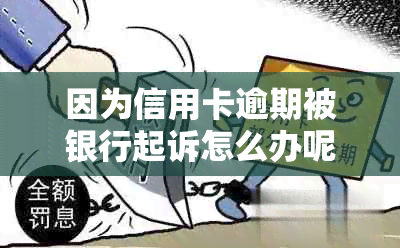 因为信用卡逾期被银行起诉怎么办呢？请提供相关信息以便我们为您提供帮助。