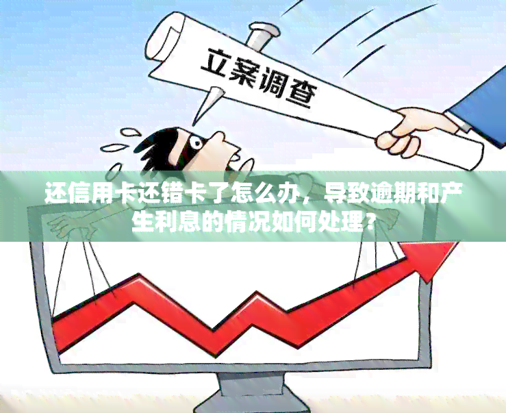 还信用卡还错卡了怎么办，导致逾期和产生利息的情况如何处理？