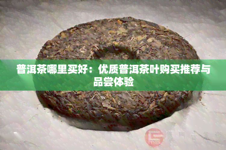 普洱茶哪里买好：优质普洱茶叶购买推荐与品尝体验