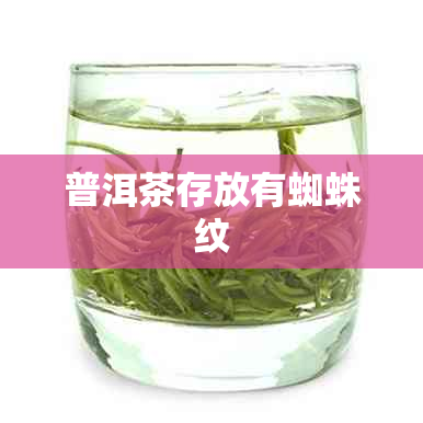 普洱茶存放有蜘蛛纹