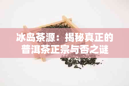 冰岛茶源：揭秘真正的普洱茶正宗与否之谜