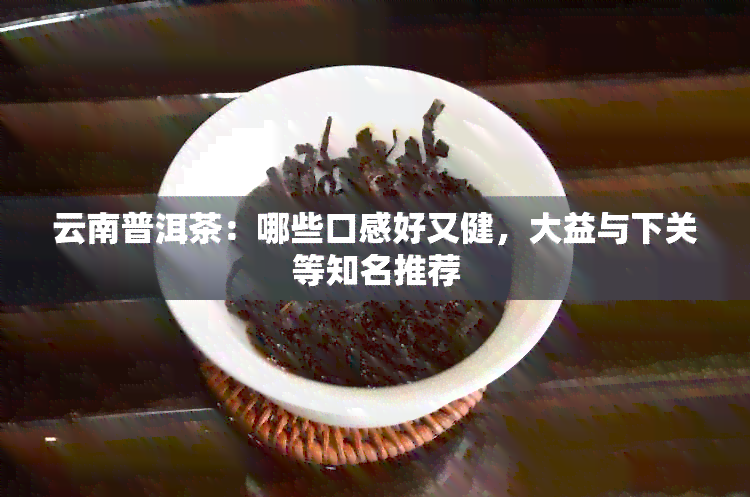 云南普洱茶：哪些口感好又健，大益与下关等知名推荐