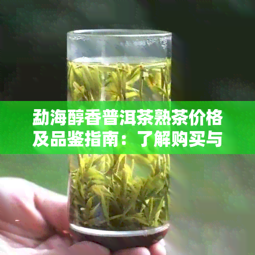 勐海醇香普洱茶熟茶价格及品鉴指南：了解购买与品尝的选择