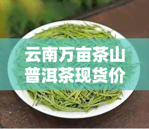 云南万亩茶山普洱茶现货价格一览，京东热销六大系列精选好茶