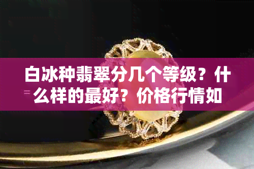 白冰种翡翠分几个等级？什么样的更好？价格行情如何？冰种白冰翡翠好吗？