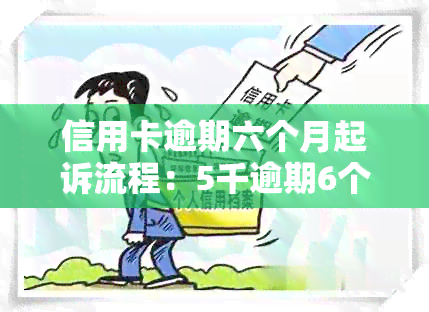 信用卡逾期六个月起诉流程：5千逾期6个月被起诉，如何应对？