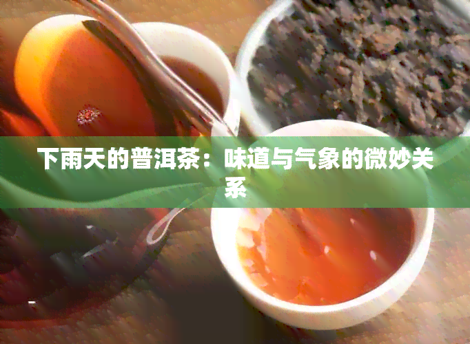 下雨天的普洱茶：味道与气象的微妙关系