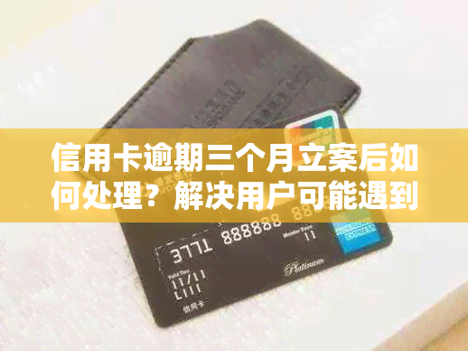 信用卡逾期三个月立案后如何处理？解决用户可能遇到的所有问题