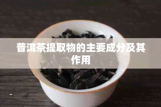 普洱茶提取物的主要成分及其作用